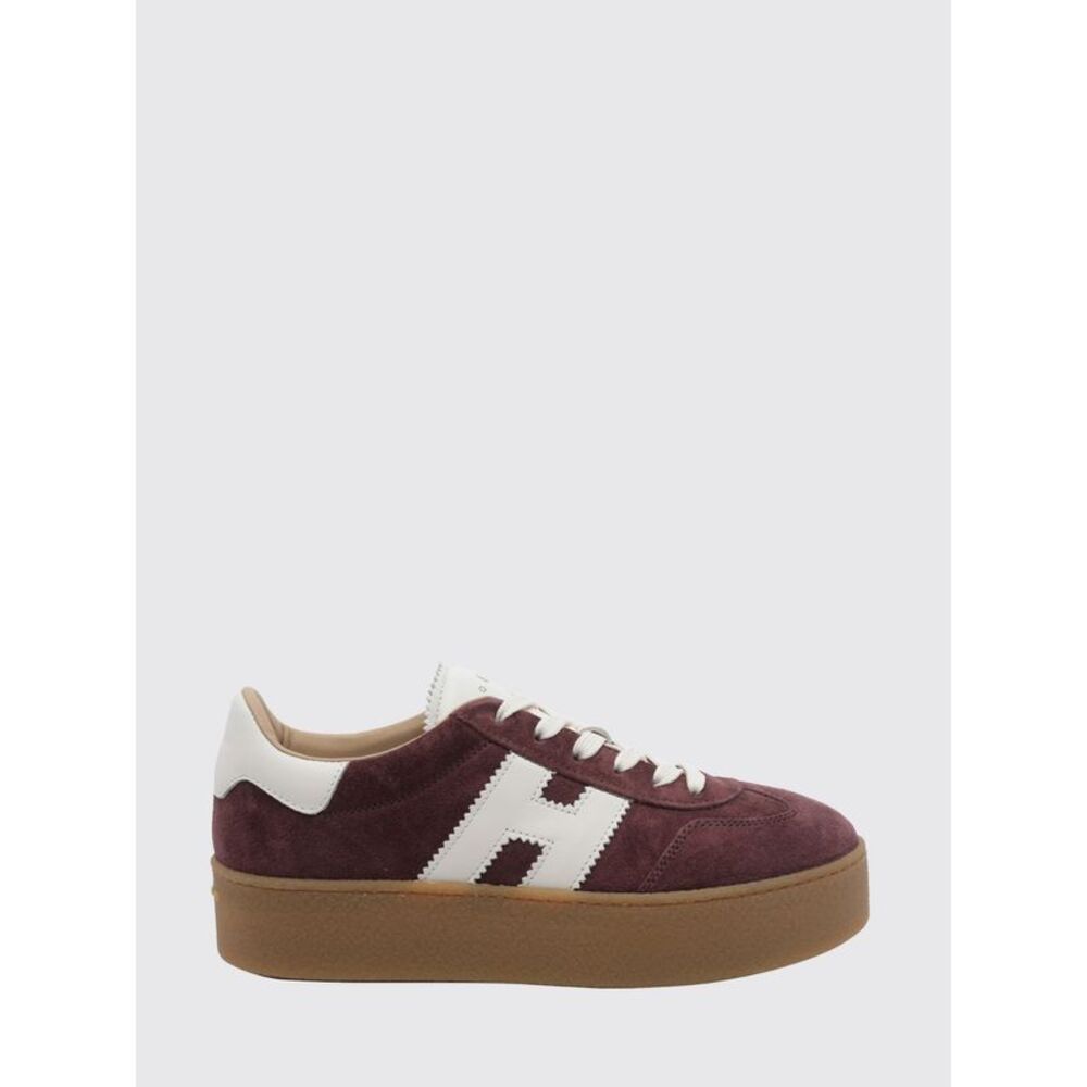 Hogan Women Cool H698 Hogan Platform Sneakers In Suede Leather With H Logo